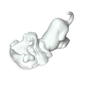 bloodhound figurine 3.5” vintage 1975 hallmark Dog Fine bisque porcelain